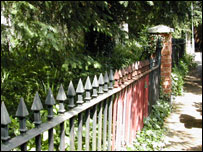 Metal railings