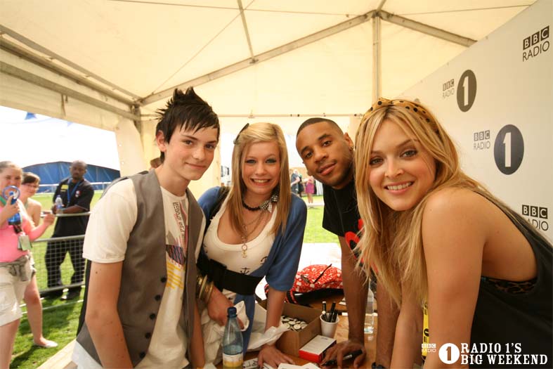 Signing sessions with Fearne and Reggie