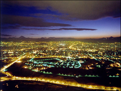آلودگی نوری تهران