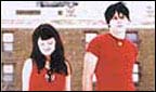 white stripes