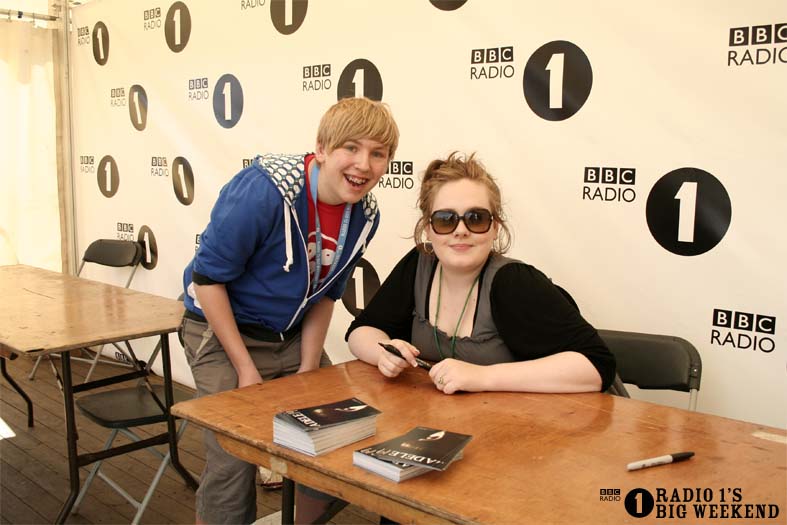 Signing sessions with Adele