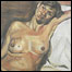 Kate Moss por Lucian Freud
