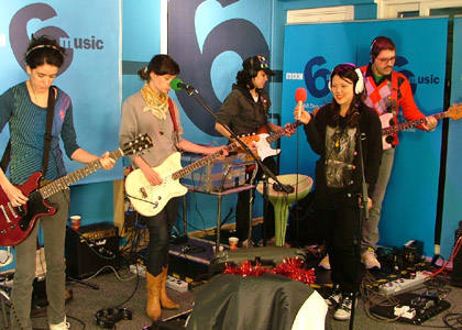 CSS having a giggle in the newly painted 6 Music Hub