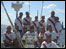 The  winning Jersey crew in New York