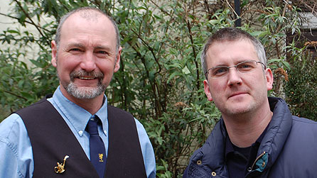 George Kestell (left) and Matt James