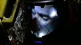 The Doctor Wakes, his helmet glass is smashed!