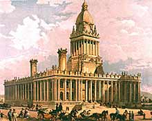 Civic pride - Leeds Town Hall, 1858
