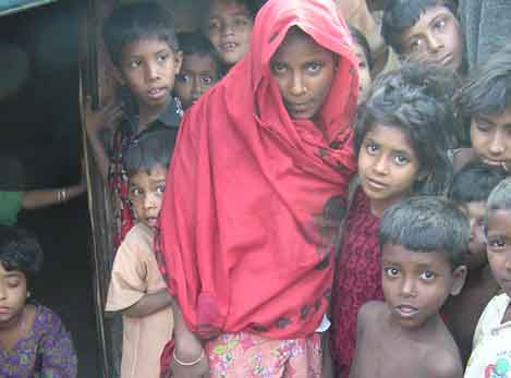 Rohingya family