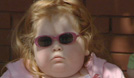 Three year old Cerys is very overweight