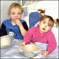 the twins wait for their new brother and sisters