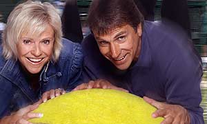 Sue Barker and John Inverdale