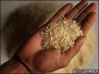 Grãos de arroz