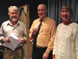 Peter Donaldson, Simon Jones and Charlotte Green