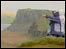 Tourists at Steel Rigg on Hadrian's Wall