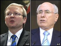 Ông John Howard và Kevin Rudd