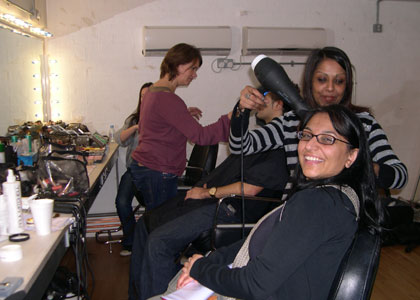 Time for the team to be pampered