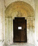 Image of the Anglo-Saxon porch at Kirtling parish church