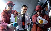 Mark & Lard with their pilot!