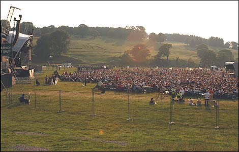Meat Loaf performs at Chatsworth House
