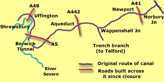 Canal map