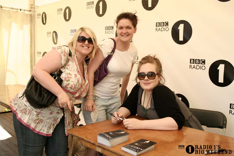 Signing sessions with Adele