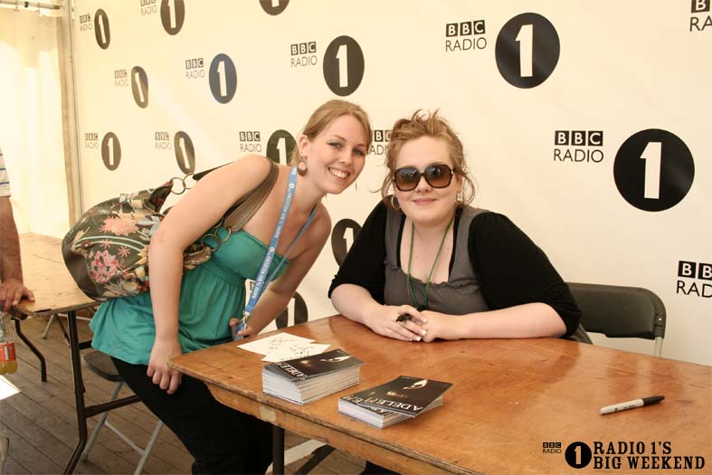 Signing sessions with Adele