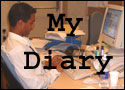 Yaser at computer