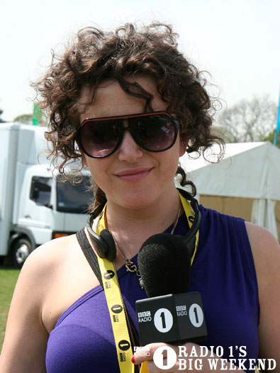 Annie Mac backstage