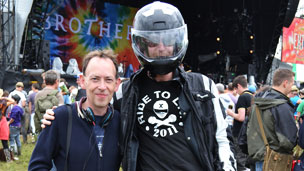 Steve Lamacq and Greg Parmley