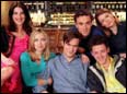 the friends in the bar