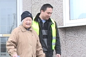 Tony has been very shy all his life.  He has turned to helping his elderly Chinese community to try and overcome his shyness.