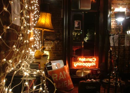 The 'Unlit' stage at the Lock Tavern, Camden