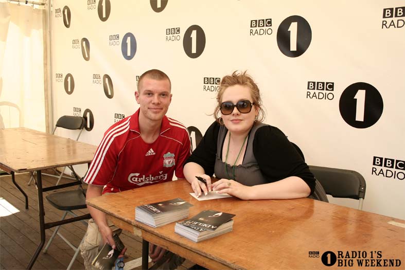 Signing sessions with Adele