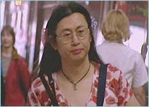 Edwina in crowd