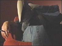 Martin in a chair