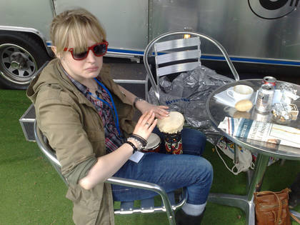 Sammy delivers a festival cliche