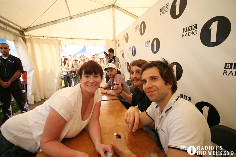 Signing sessions with The Hoosiers