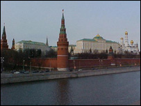 Cảnh điện Kremlin ở Matxcơva