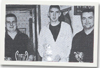 Tim Llan a Bryn - enillwyr y gynghrair, gwelir Gwilym, Daniel  Dei