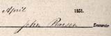 Image of John Pearson's signature