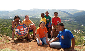 The kids who took part in Best of Friends in Africa