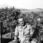 Don ejoys the fruits of his labours.  Sicily August 1943, somewhere near Adrano with Etna in the background.