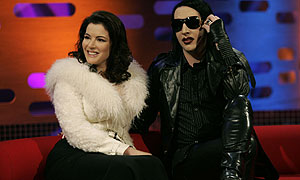 Nigella Lawson and Marilyn Manson on The Graham Norton Show