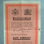 Safe Surrender document dropped by the RAF behind enemy lines in Europe Safe Surrender document dropped by the RAF behind enemy lines in Europe