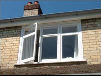 Open window