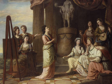 'The Nine Living Muses of Great Britain' by Richard Samuel