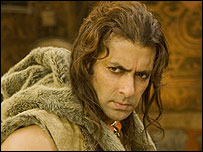 Salman Khan stars with Parveen Bhairon  in film Veer