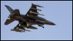An F-16 jet fighter