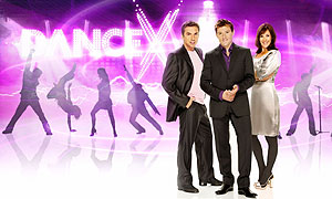 Host Ben Shephard (centre) with Bruno and Arlene
