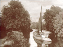 Busy waterway.